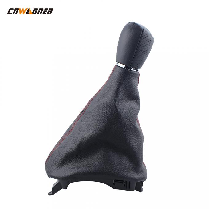 Leather Boot Weighted Shift Knob ABS 6 Speed Manual Shift Knob 0