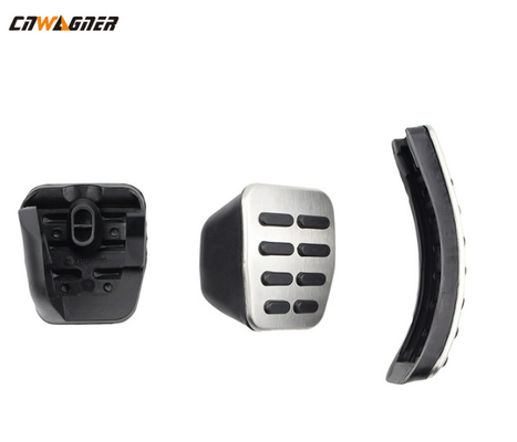 Aluminium CNWAGNER Brake Clutch Pedal Pads For MT AT VW Jetta MK4