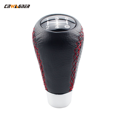 Car Gear Shift Knob Manual 5 Speed Leather Gear Shift Knob For Universal